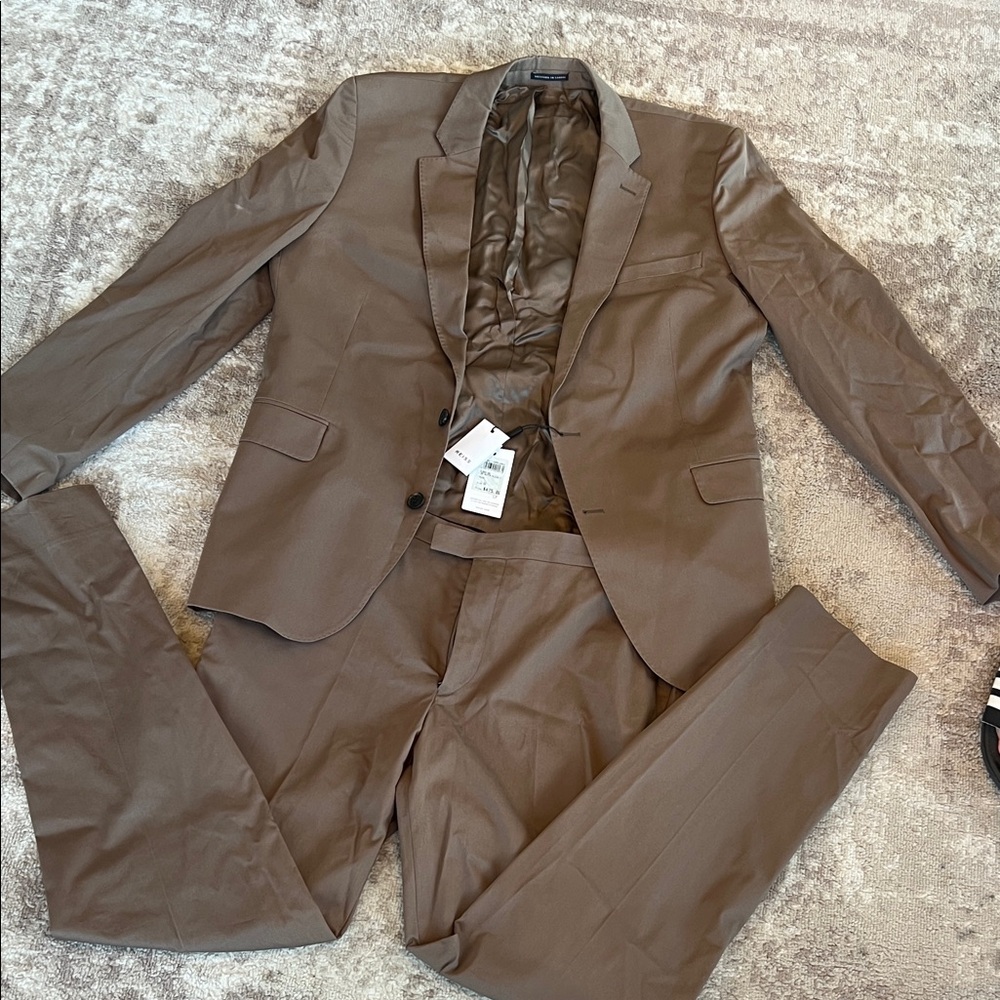Reiss Classic Taupe Suit